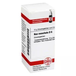 NUX MOSCHATA D 6 Globuli, 10 g
