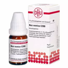 NUX VOMICA C 200 Globuli, 10 g