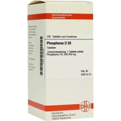 PHOSPHORUS D 30 Tabletten, 200 St
