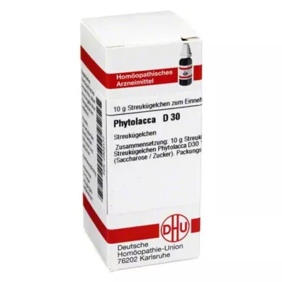 PHYTOLACCA D 30 Globuli, 10 g