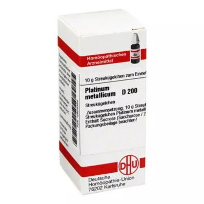 PLATINUM METALLICUM D 200 Globuli, 10 g