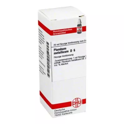 PLUMBUM METALLICUM D 6 Dilution, 20 ml