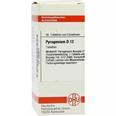 PYROGENIUM D 12 Tabletten, 80 St