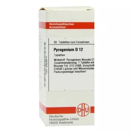 PYROGENIUM D 12 Tabletten, 80 St