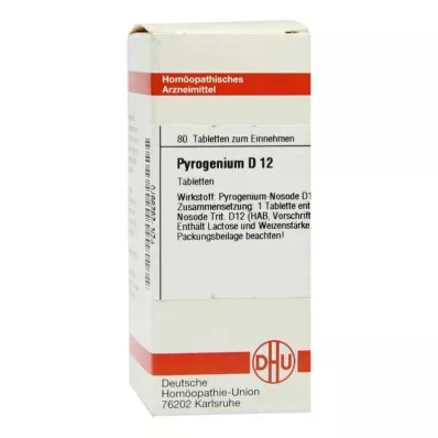 PYROGENIUM D 12 Tabletten, 80 St PYROGENIUM D 12 Tabletten, 80 St