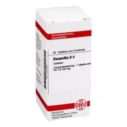 RAUWOLFIA D 4 Tabletten, 80 St