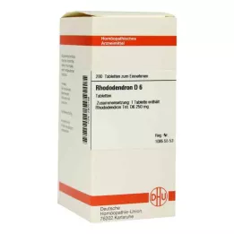 RHODODENDRON D 6 Tabletten, 200 St