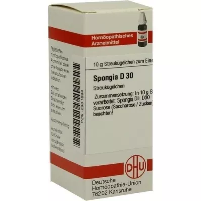 SPONGIA D 30 Globuli, 10 g