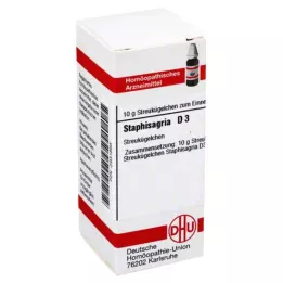 STAPHISAGRIA D 3 Globuli, 10 g