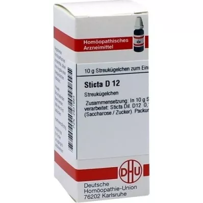 STICTA D 12 Globuli, 10 g