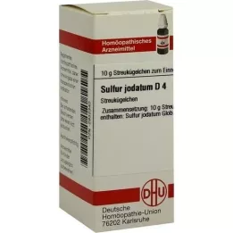 SULFUR JODATUM D 4 Globuli, 10 g