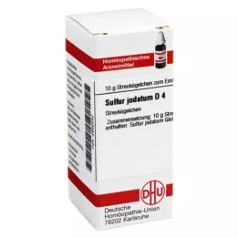 SULFUR JODATUM D 4 Globuli, 10 g