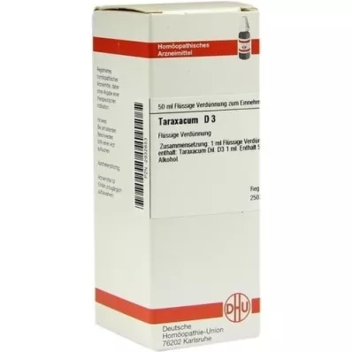 TARAXACUM D 3 Dilution, 50 ml