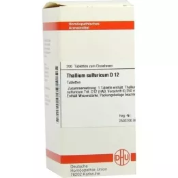 THALLIUM SULFURICUM D 12 Tabletten, 200 St