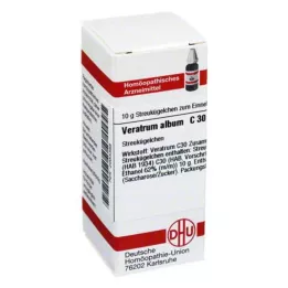 VERATRUM ALBUM C 30 Globuli, 10 g