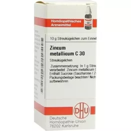 ZINCUM METALLICUM C 30 Globuli, 10 g