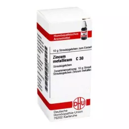 ZINCUM METALLICUM C 30 Globuli, 10 g
