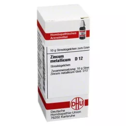 ZINCUM METALLICUM D 12 Globuli, 10 g