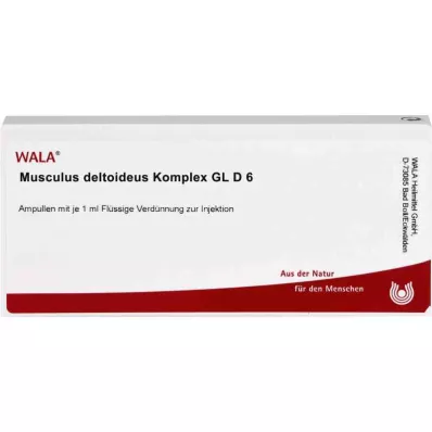 MUSCULUS DELTOIDEUS Komplex GL D 6 Ampullen, 10X1 ml MUSCULUS DELTOIDEUS Komplex GL D 6 Ampullen, 10X1 ml
