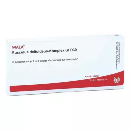 MUSCULUS DELTOIDEUS Komplex GL D 30 Ampullen, 10X1 ml