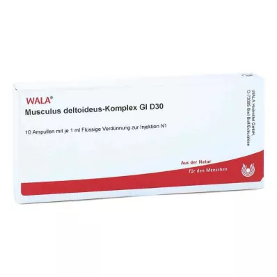 MUSCULUS DELTOIDEUS Komplex GL D 30 Ampullen, 10X1 ml MUSCULUS DELTOIDEUS Komplex GL D 30 Ampullen, 10X1 ml