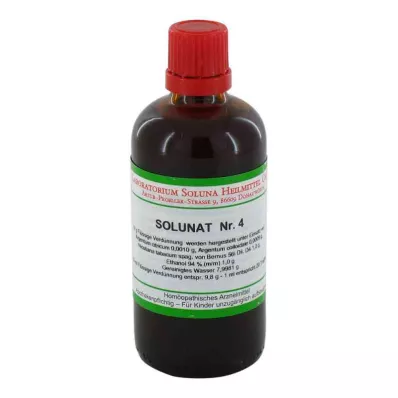 SOLUNAT Nr.4 Tropfen, 100 ml SOLUNAT Nr.4 Tropfen, 100 ml