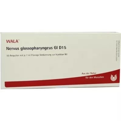 NERVUS GLOSSOPHARYNGEUS GL D 15 Ampullen, 10X1 ml