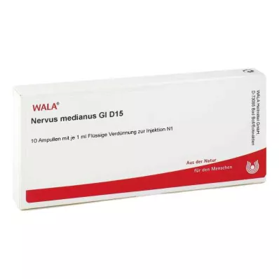 NERVUS MEDIANUS GL D 15 Ampullen, 10X1 ml
