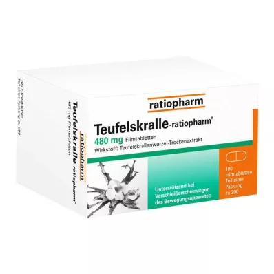 TEUFELSKRALLE-RATIOPHARM Filmtabletten, 100 St