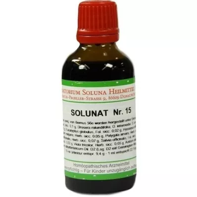 SOLUNAT Nr.15 Tropfen, 50 ml