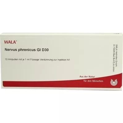 NERVUS PHRENICUS GL D 30 Ampullen, 10X1 ml