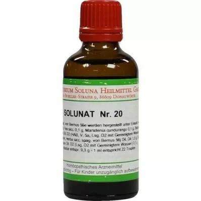 SOLUNAT Nr.20 Tropfen, 50 ml