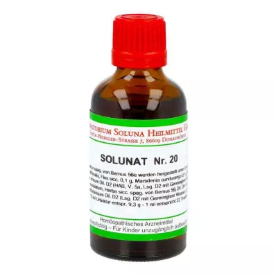 SOLUNAT Nr.20 Tropfen, 50 ml