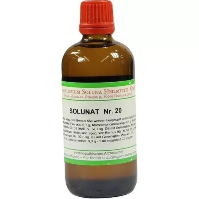 SOLUNAT Nr.20 Tropfen, 100 ml