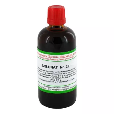 SOLUNAT Nr.22 Tropfen, 100 ml