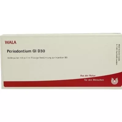 PERIODONTIUM GL D 30 Ampullen, 10X1 ml