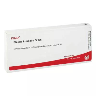 PLEXUS LUMBALIS GL D 6 Ampullen, 10X1 ml
