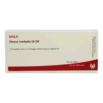 PLEXUS LUMBALIS GL D 8 Ampullen, 10X1 ml