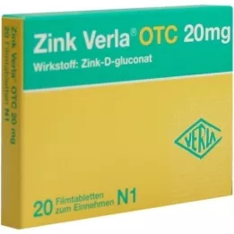 ZINK VERLA OTC 20 mg Filmtabletten, 20 St