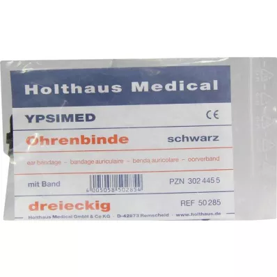 OHRENBINDE mit Band schwarz lang, 1 St OHRENBINDE mit Band schwarz lang, 1 St