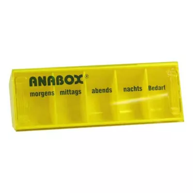 ANABOX Tagesbox gelb, 1 St