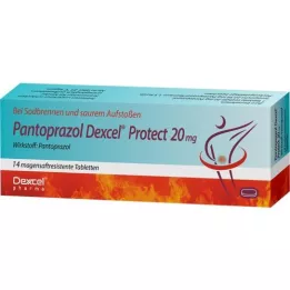 PANTOPRAZOL Dexcel Protect 20 mg magensaftres.Tab., 14 St