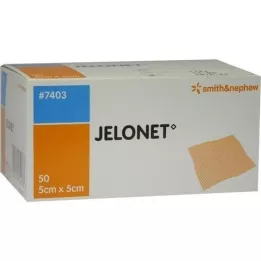 JELONET Paraffingaze 5x5 cm steril Peelpack, 50 St