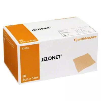 JELONET Paraffingaze 5x5 cm steril Peelpack, 50 St