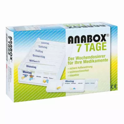 ANABOX 7 Tage Wochendosierer weiß, 1 St