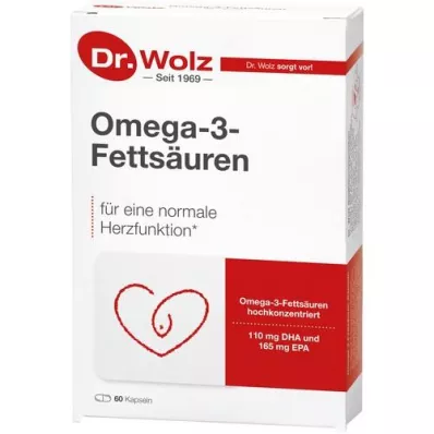 OMEGA-3 Fettsäuren 500 mg/60% Kapseln, 60 St