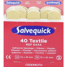 SALVEQUICK Pflasterstrips elastisch Refill 6444, 40 St