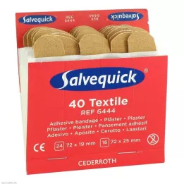 SALVEQUICK Pflasterstrips elastisch Refill 6444, 40 St