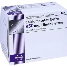 CALCIUMACETAT NEFRO 950 mg Filmtabletten, 100 St