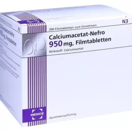 CALCIUMACETAT NEFRO 950 mg Filmtabletten, 200 St